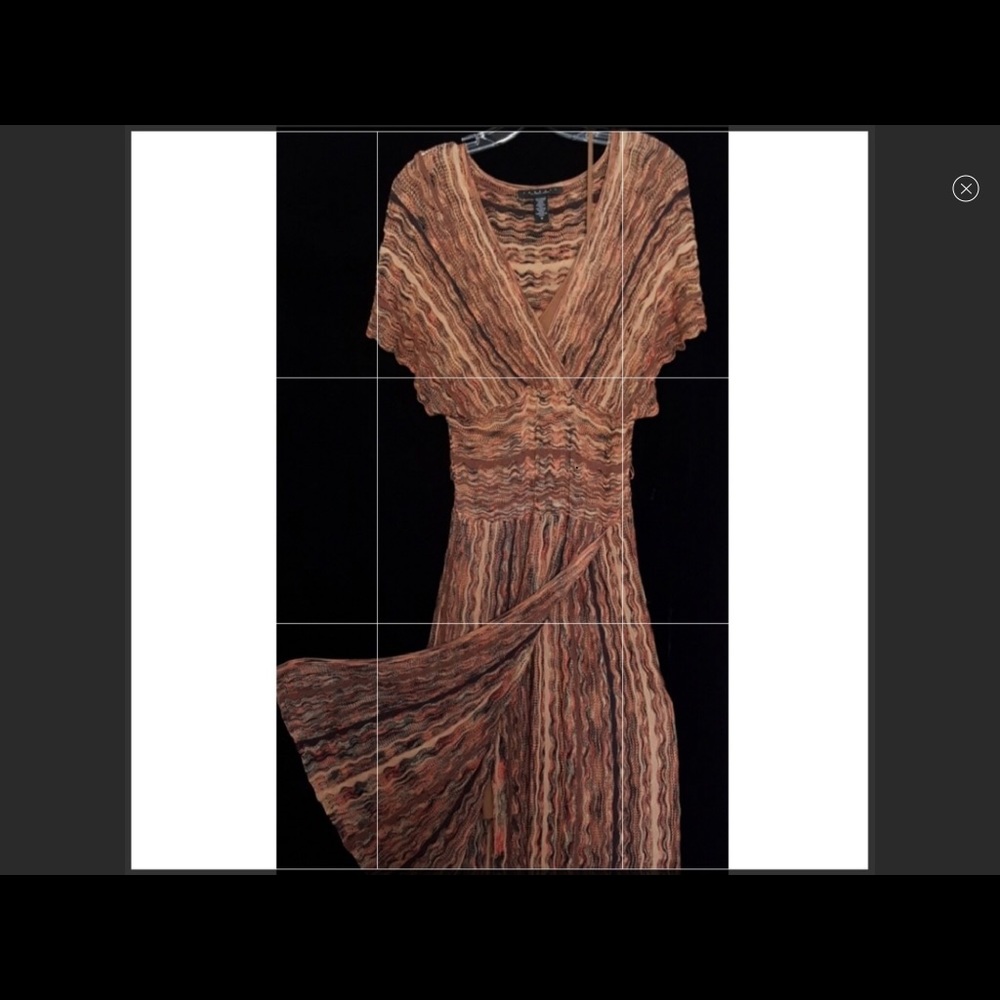 Laundry Shell Segal Zig Zag Knit Faux Wrap Dress